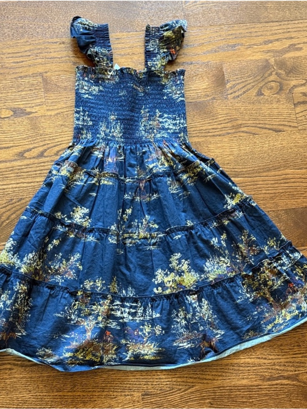 Hill House Home Girls Blue Equestrian Nap Dress Size 9/10